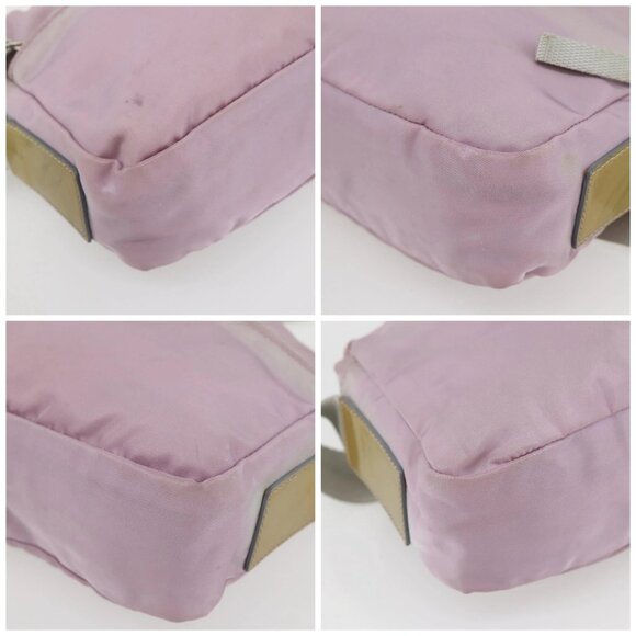 PRADA Shoulder Bag Nylon Pink Silver Auth - Picture 16 of 16